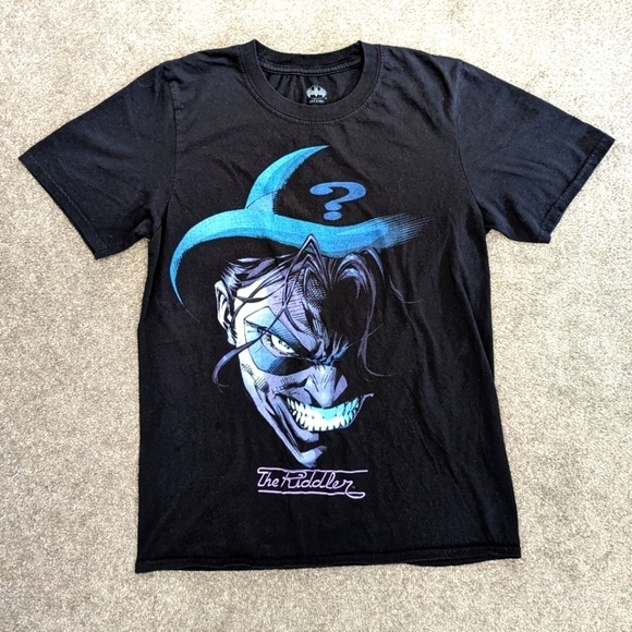 Batman Other - Batman the Riddler black Tshirt size Small